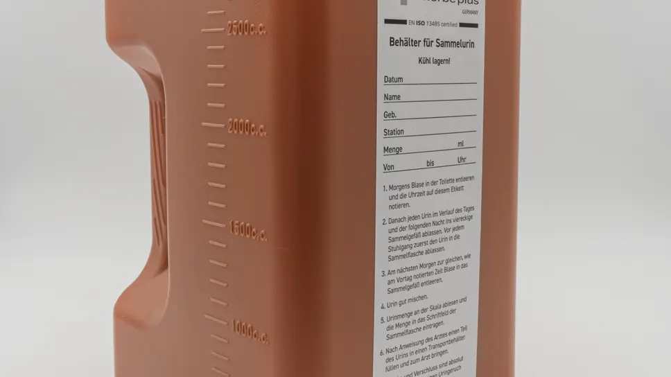 Urine specimen cup - how to pass a drug test for hospital job